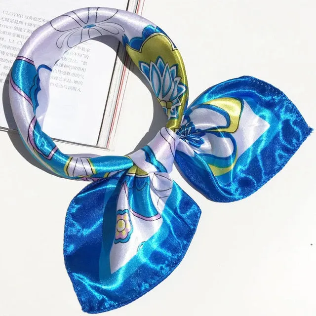 50*50 Multifunction Silk Scarf women