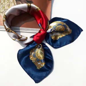 50*50 Multifunction Silk Scarf women