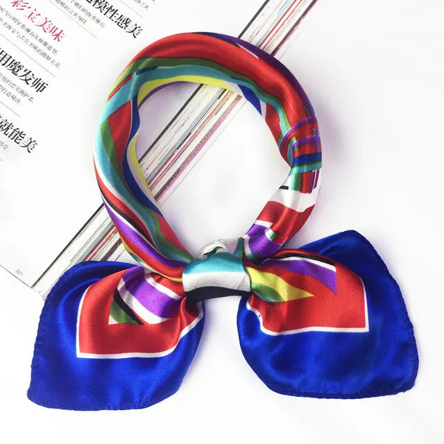 50*50 Multifunction Silk Scarf women