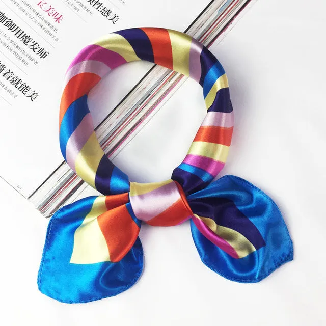 50*50 Multifunction Silk Scarf women