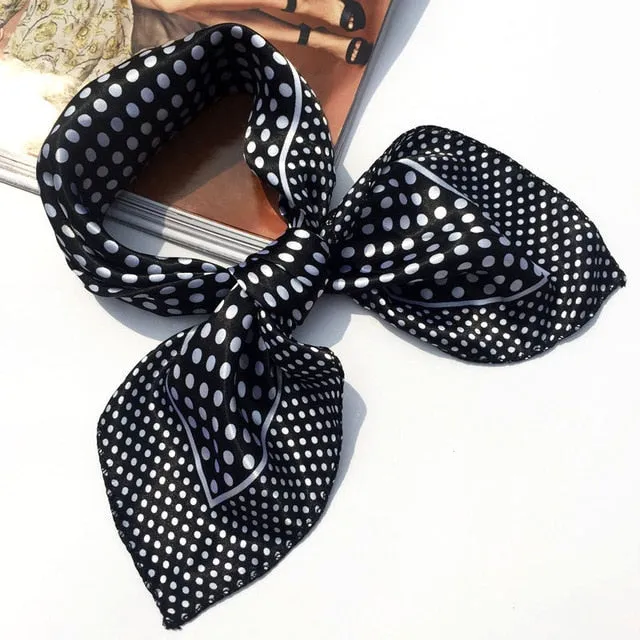50*50 Multifunction Silk Scarf women