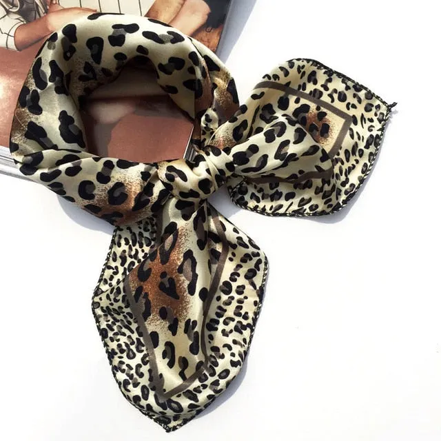 50*50 Multifunction Silk Scarf women