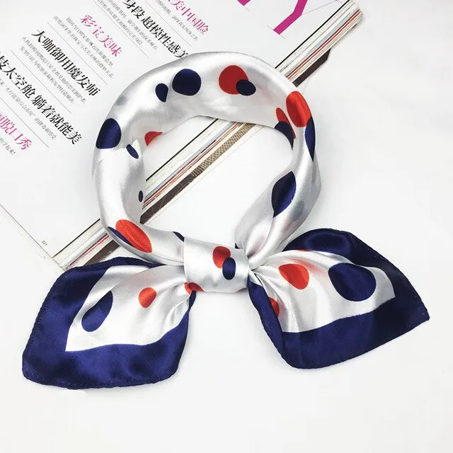 50*50 Multifunction Silk Scarf women
