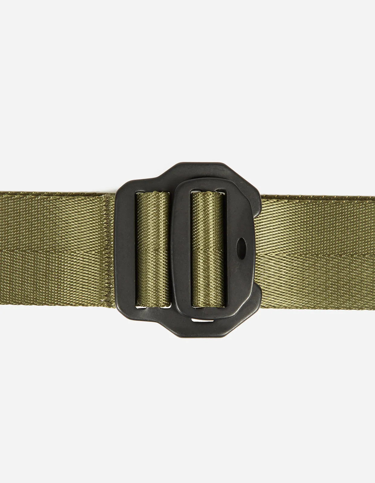 9195 Maharishi Tilt Head Loop Belt  Nylon Webbing Olive