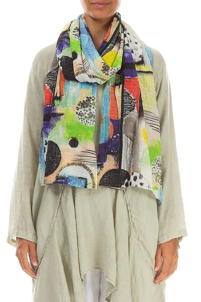 Artmaze Textured Silk Scarf