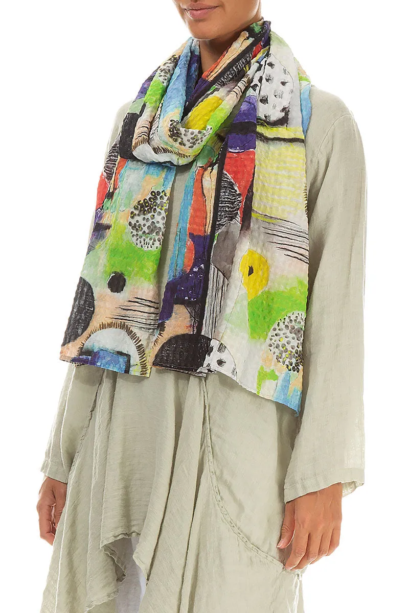 Artmaze Textured Silk Scarf