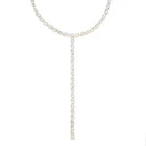 Baguette Stone Lariat