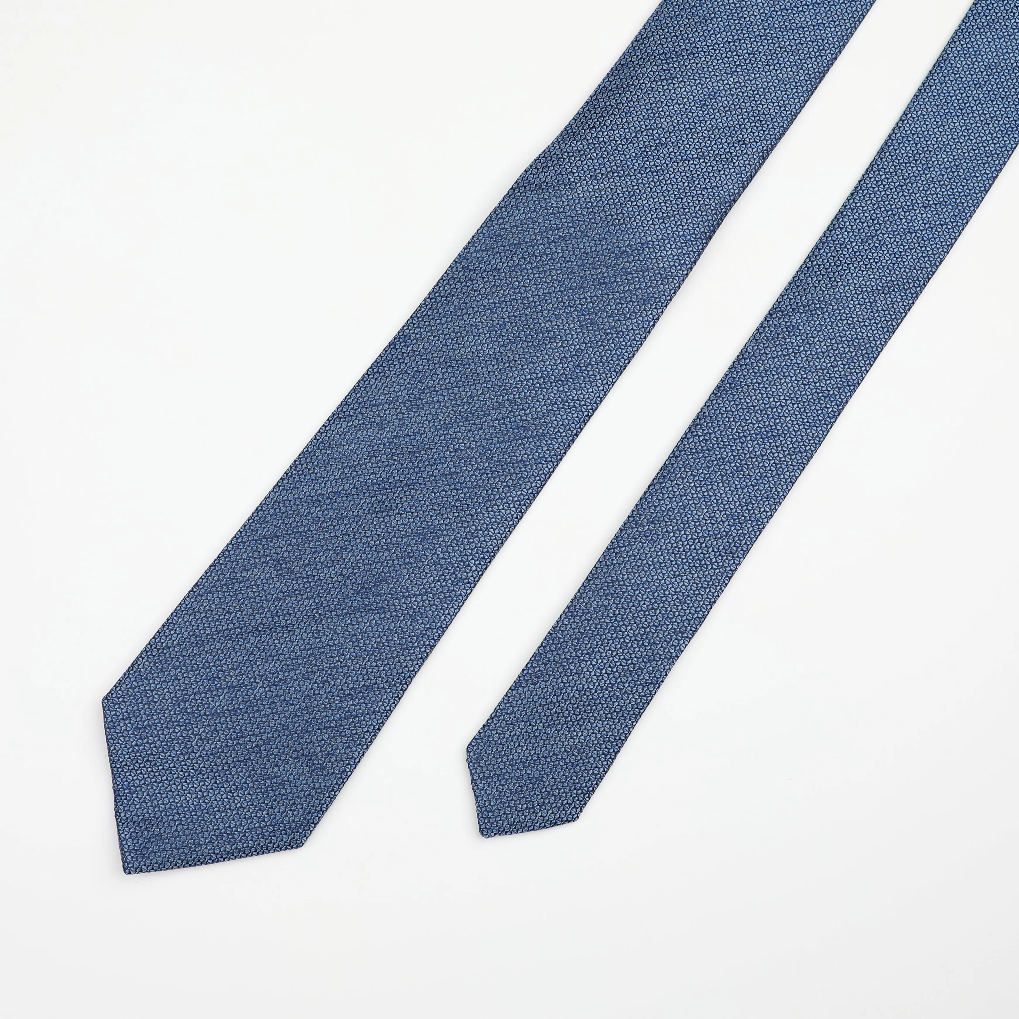 Blue Silk Texture Tie
