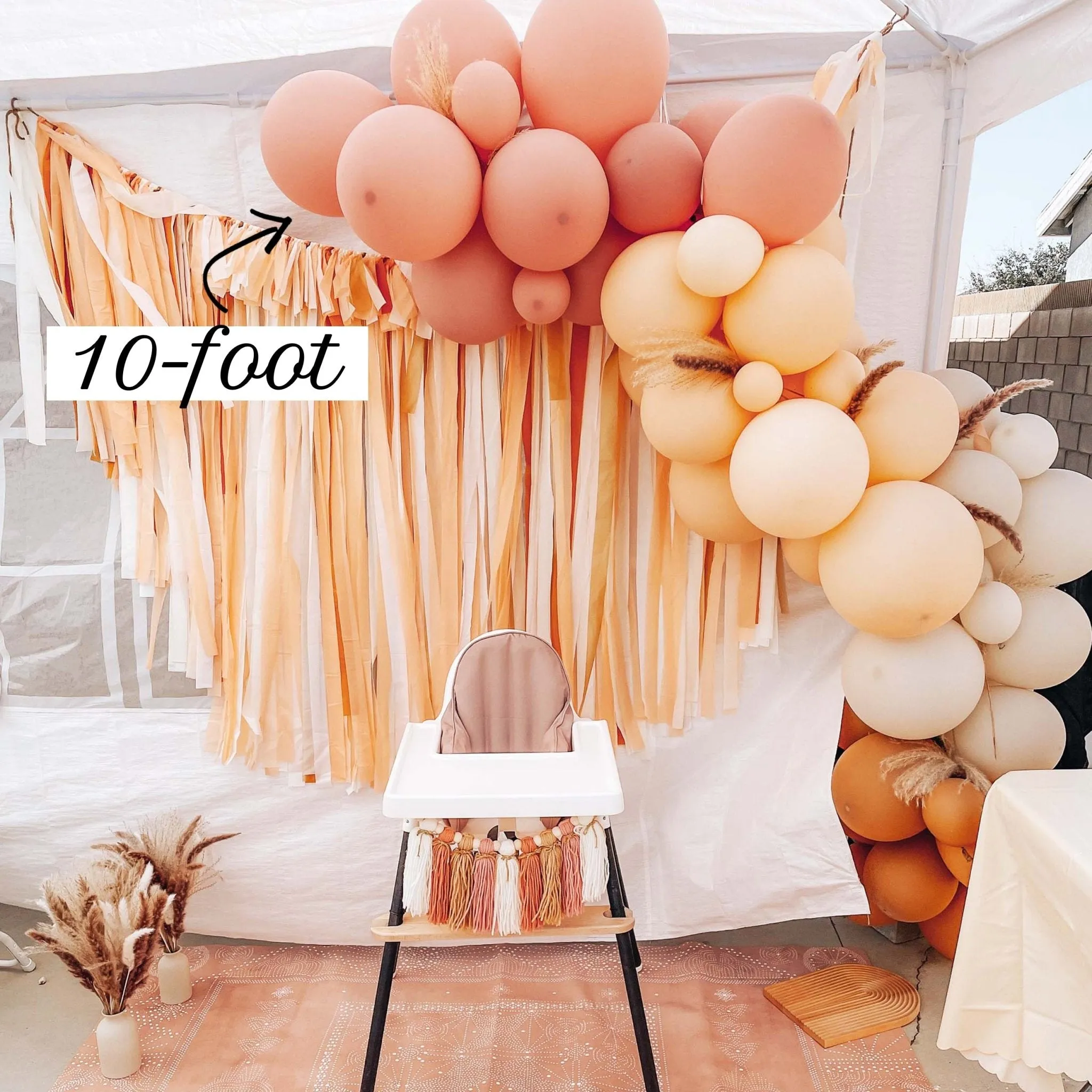 Boho Rainbow Balloon Arch Kit - Dusty Rose Balloon Garland Kit