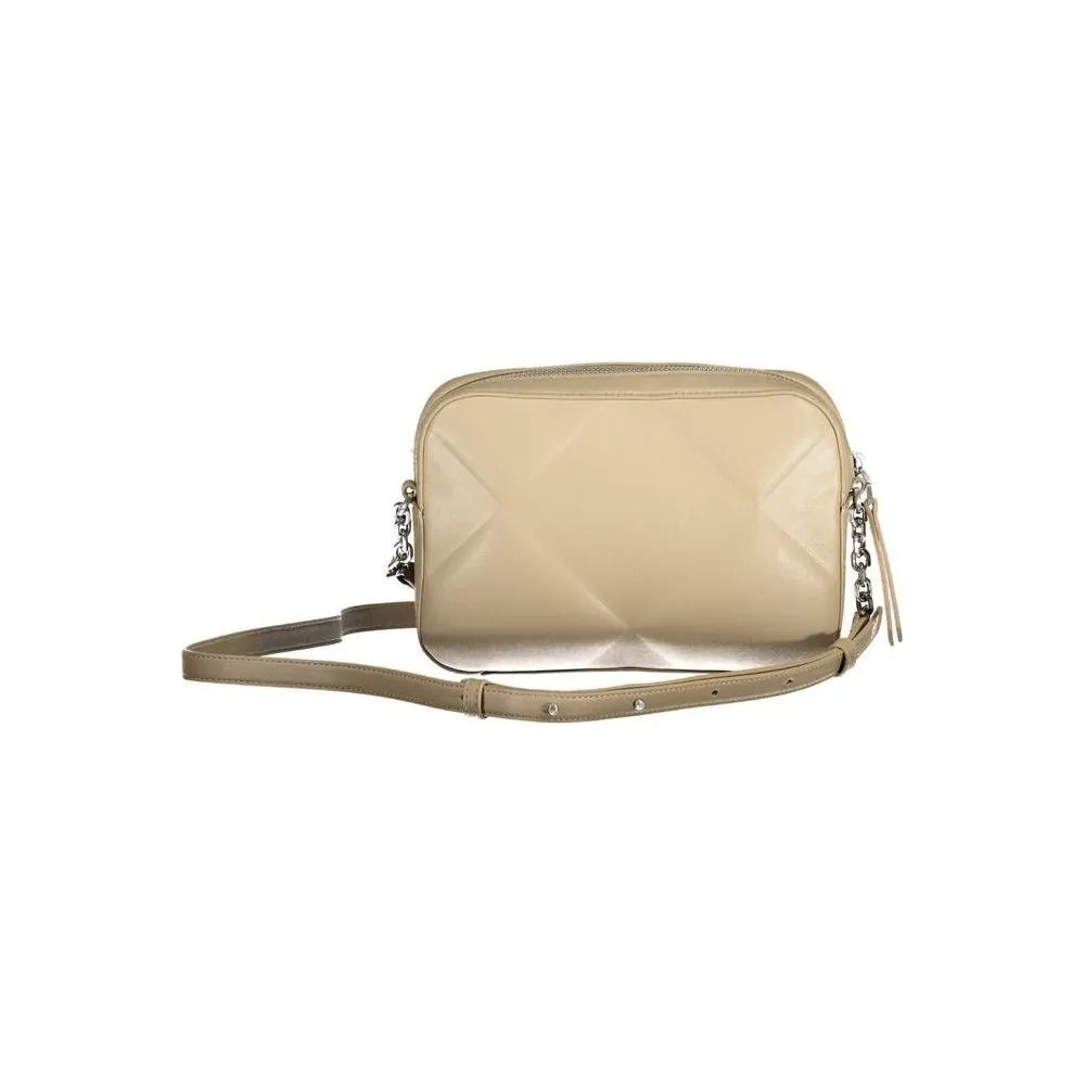 Calvin Klein Beige Polyester Handbag