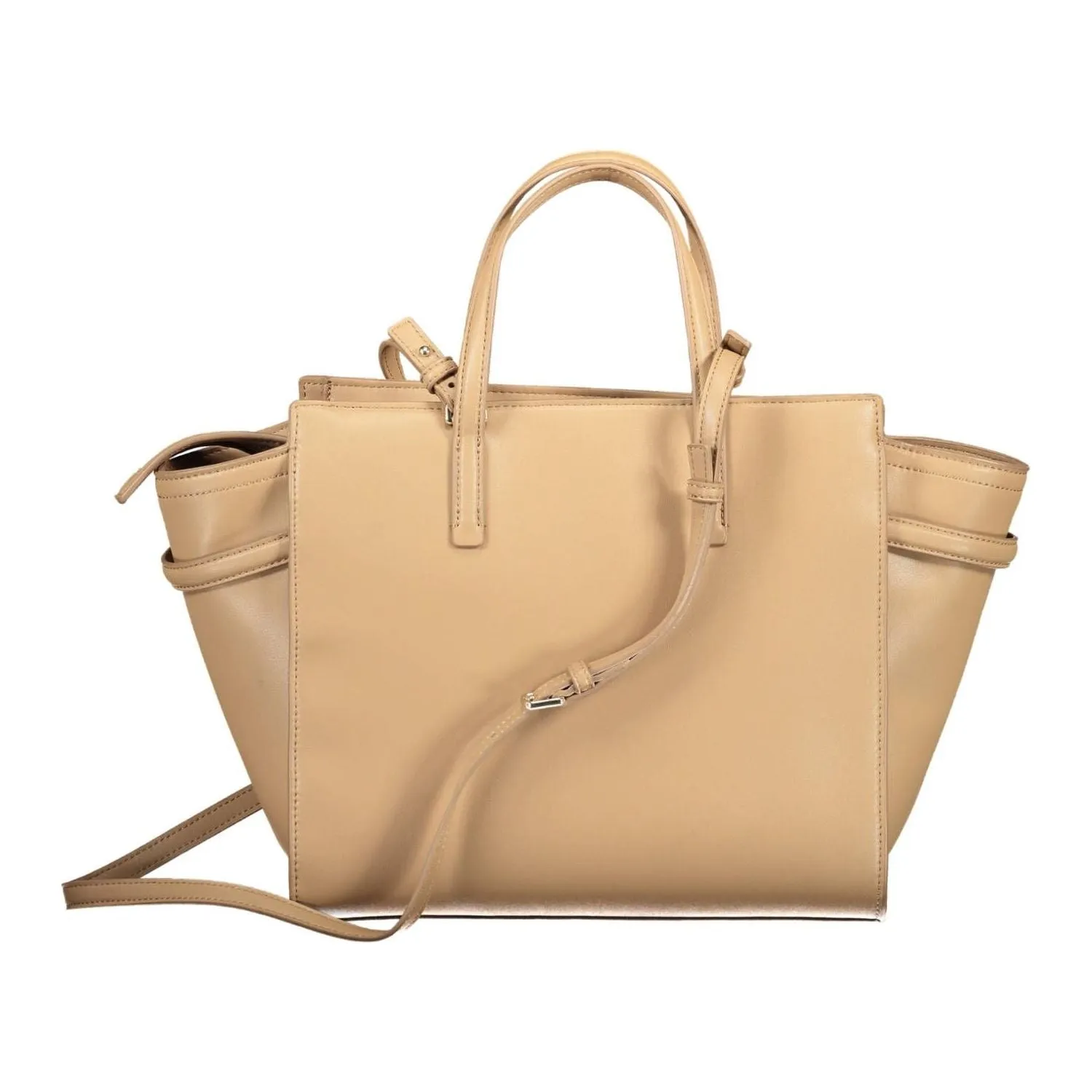 Calvin Klein Beige Polyester Women Handbag