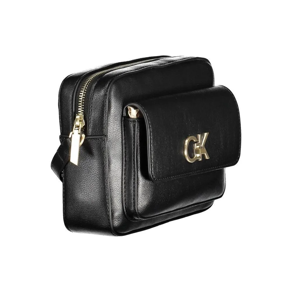 Calvin Klein Black Polyester Handbag