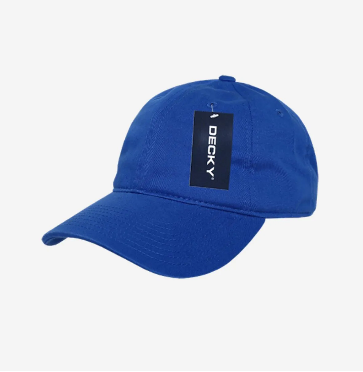 Decky Relaxed Soft Low Crown Dad Washed Cotton Polo Vintage 6 Panel Caps Hats