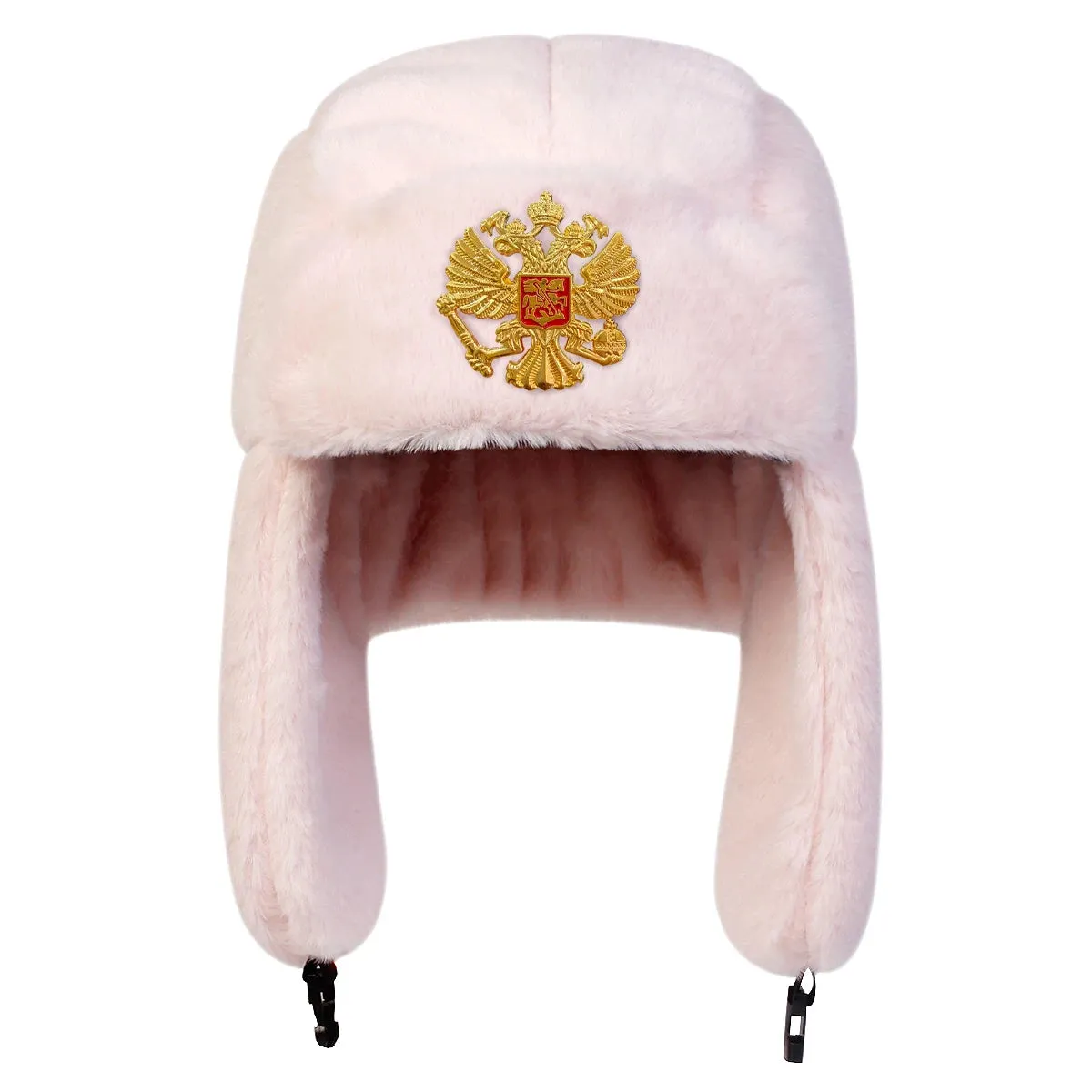Double Headed Eagle Winter Ski Hat Unisex Earflap Bomber Hat For Outdoor Snow Activities