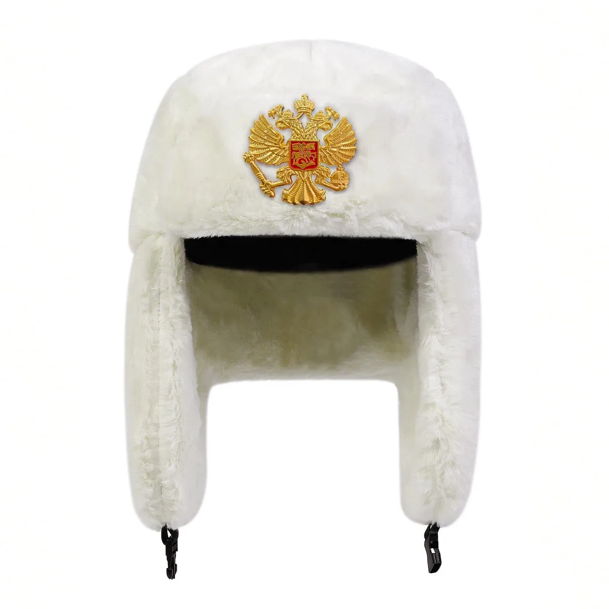 Double Headed Eagle Winter Ski Hat Unisex Earflap Bomber Hat For Outdoor Snow Activities