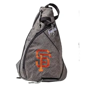 Franklin Sports MLB San Francisco Giants Slingback Baseball Crossbody Bag - Shoulder Bag w/Embroidered Logos - MLB Official Licensed Product
