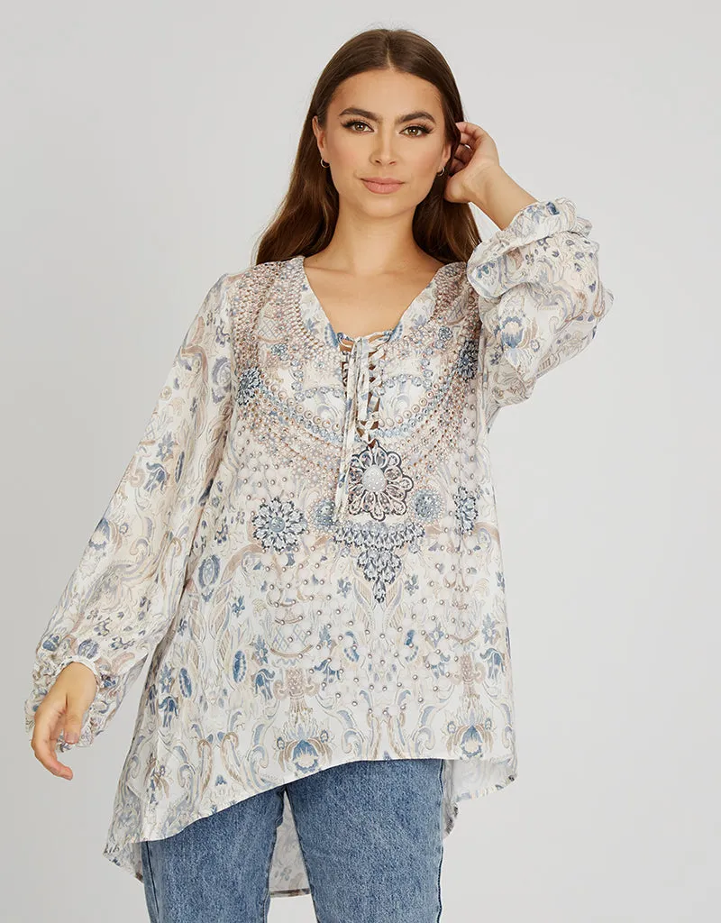 Freya Beaded Blouse