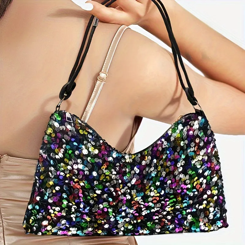 Glamorous Sequin Evening Bag  Perfect for Special Occasions