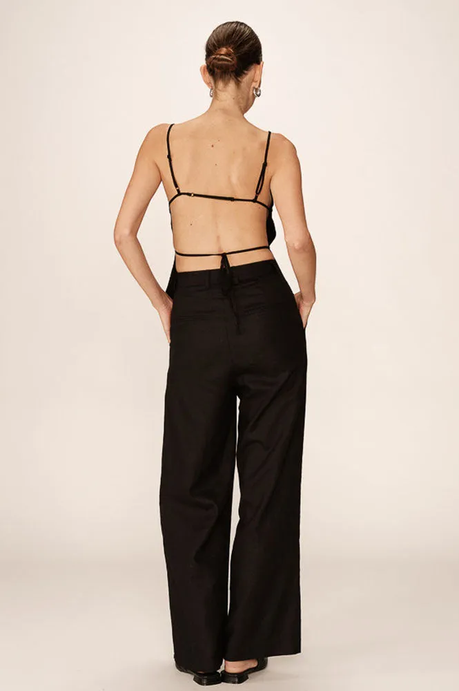 Grace & Mila Pesto Backless Top