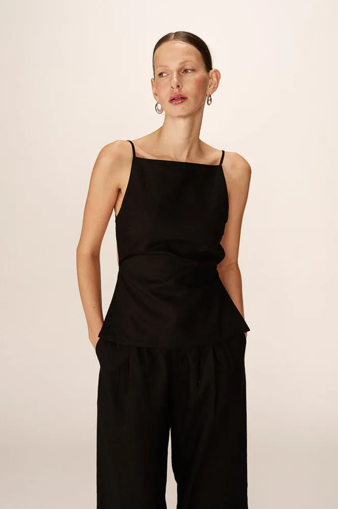 Grace & Mila Pesto Backless Top