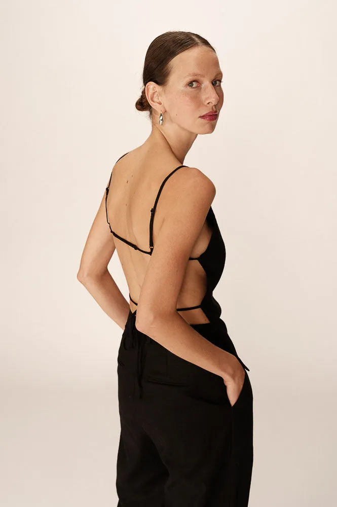 Grace & Mila Pesto Backless Top