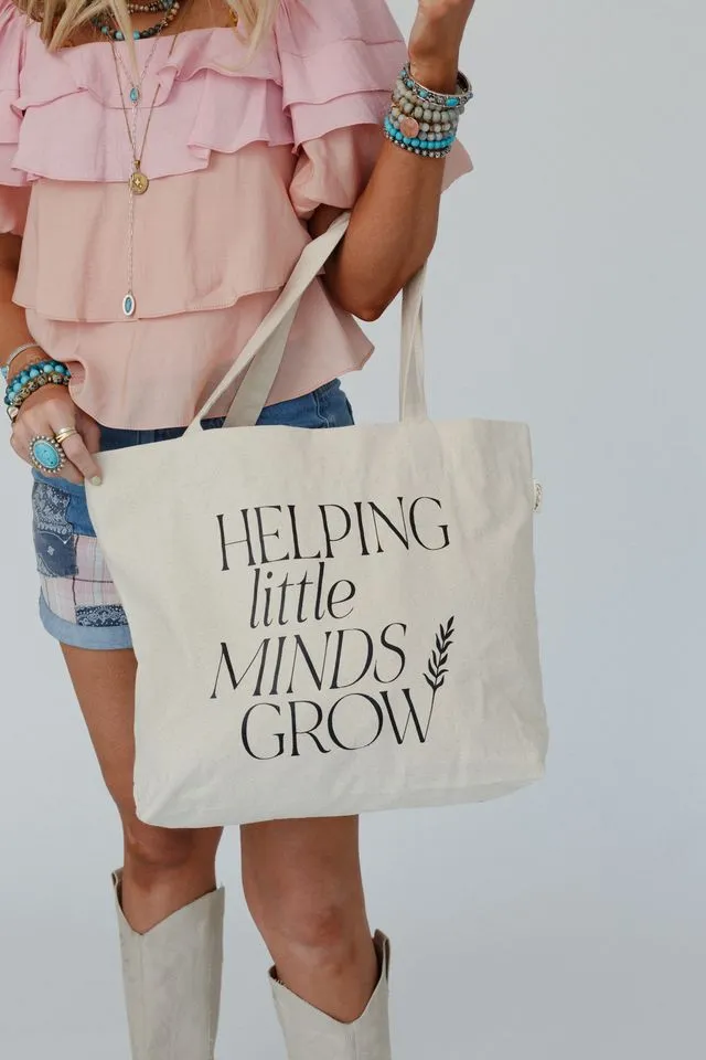 Grow Together Canvas Tote - Natural