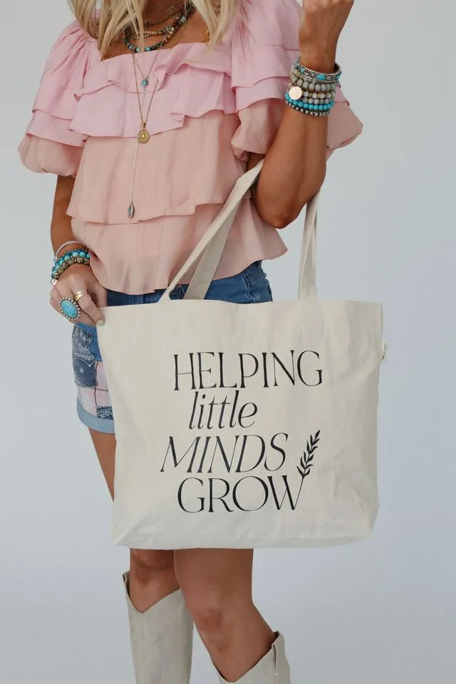 Grow Together Canvas Tote - Natural