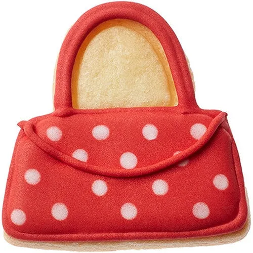Handbag Cookie Cutter with Embossed Detail