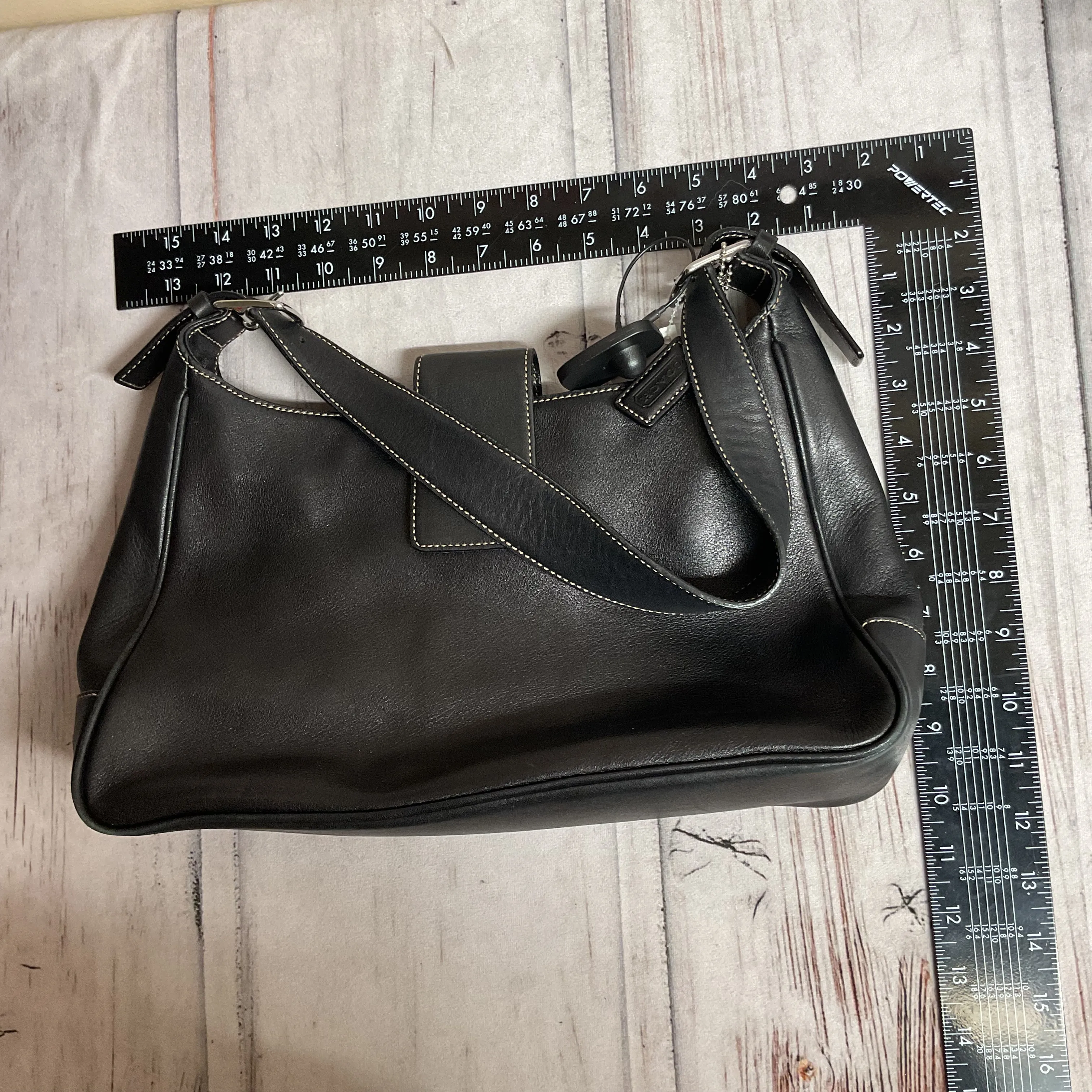Handbag Designer By Coach In Black, Size:Small