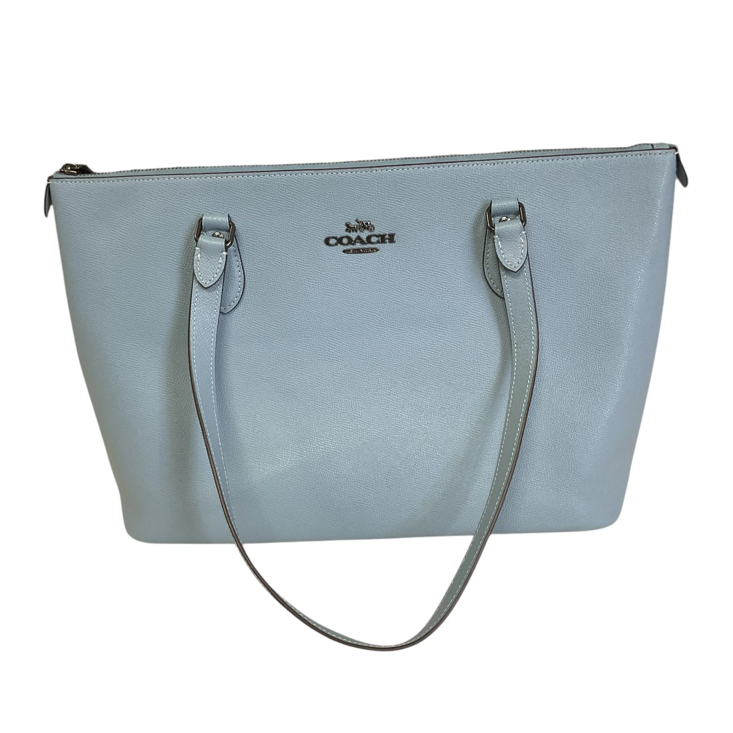 Handbag Designer By Coach In Blue, Size:Medium
