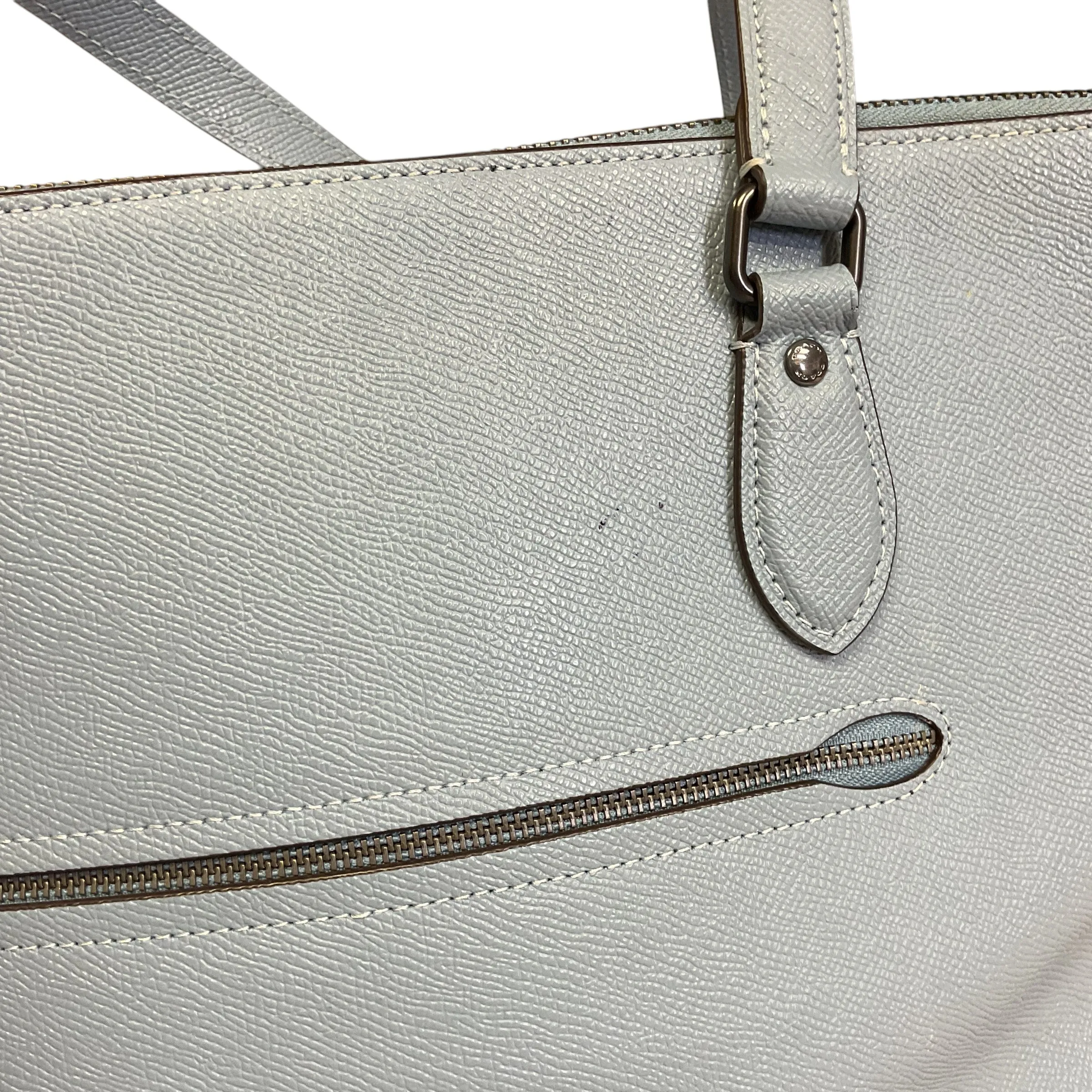 Handbag Designer By Coach In Blue, Size:Medium