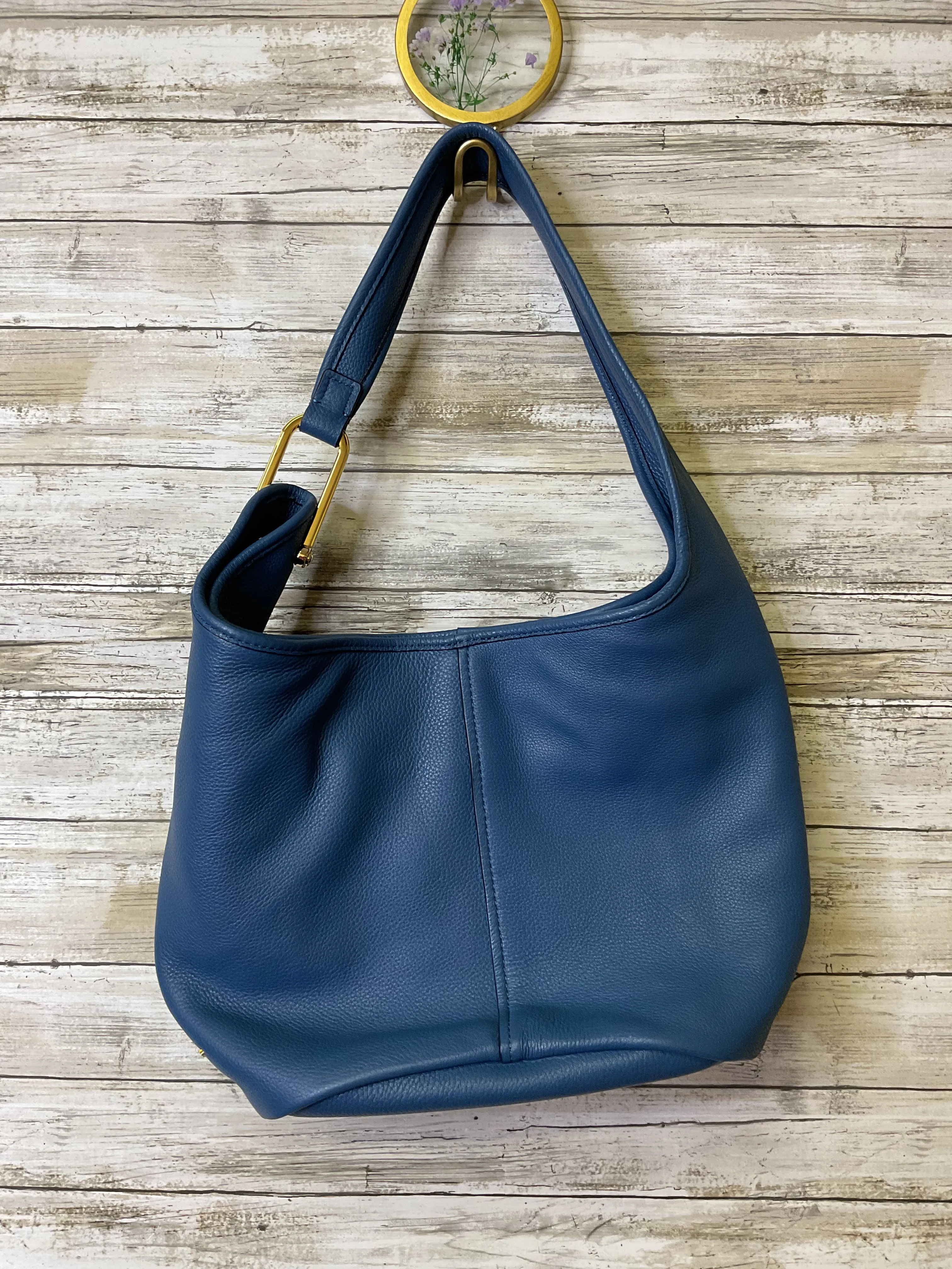 Handbag Designer By Michael Kors In Blue, Size:Medium