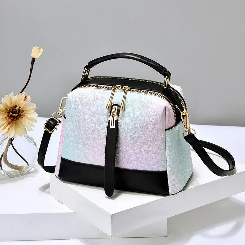 Ice Cream Texture One-Shoulder Messenger Bag
