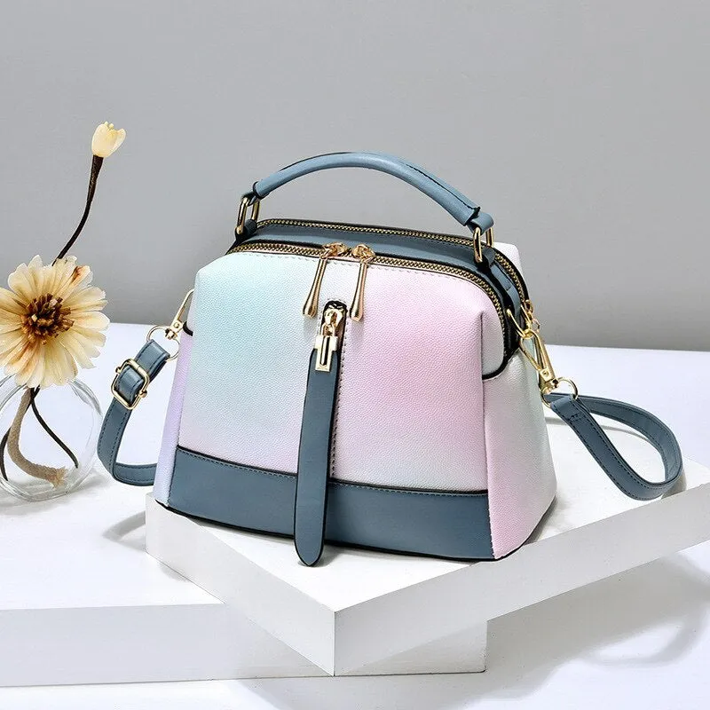 Ice Cream Texture One-Shoulder Messenger Bag