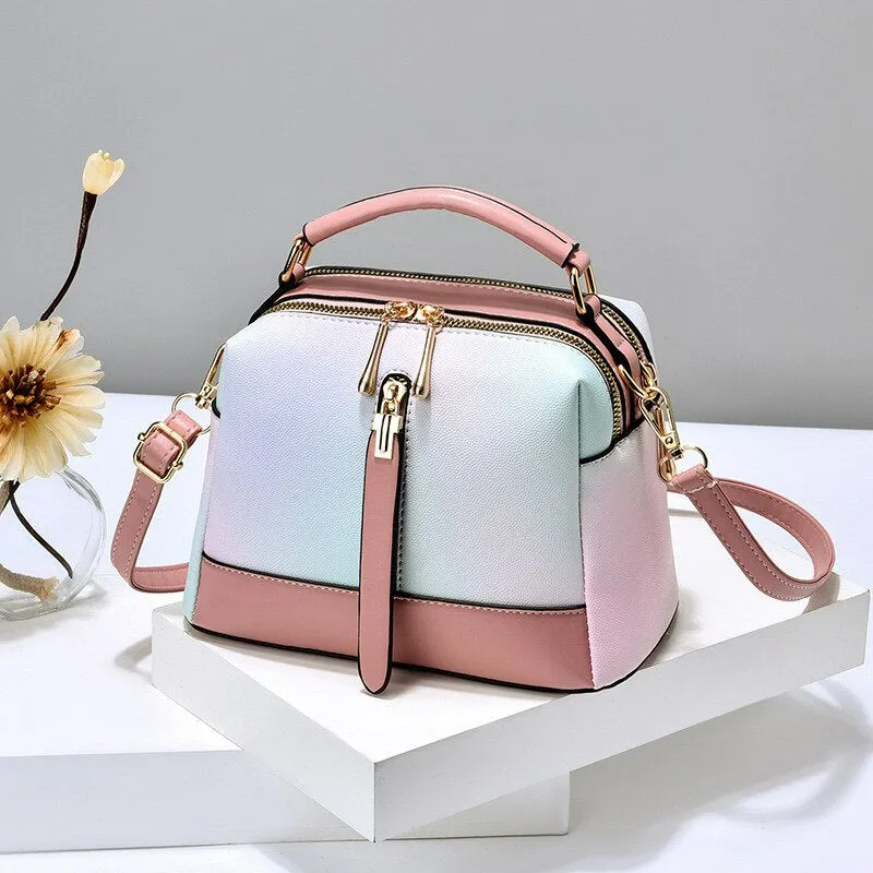 Ice Cream Texture One-Shoulder Messenger Bag