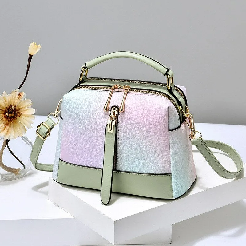 Ice Cream Texture One-Shoulder Messenger Bag