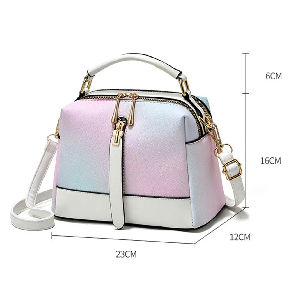 Ice Cream Texture One-Shoulder Messenger Bag