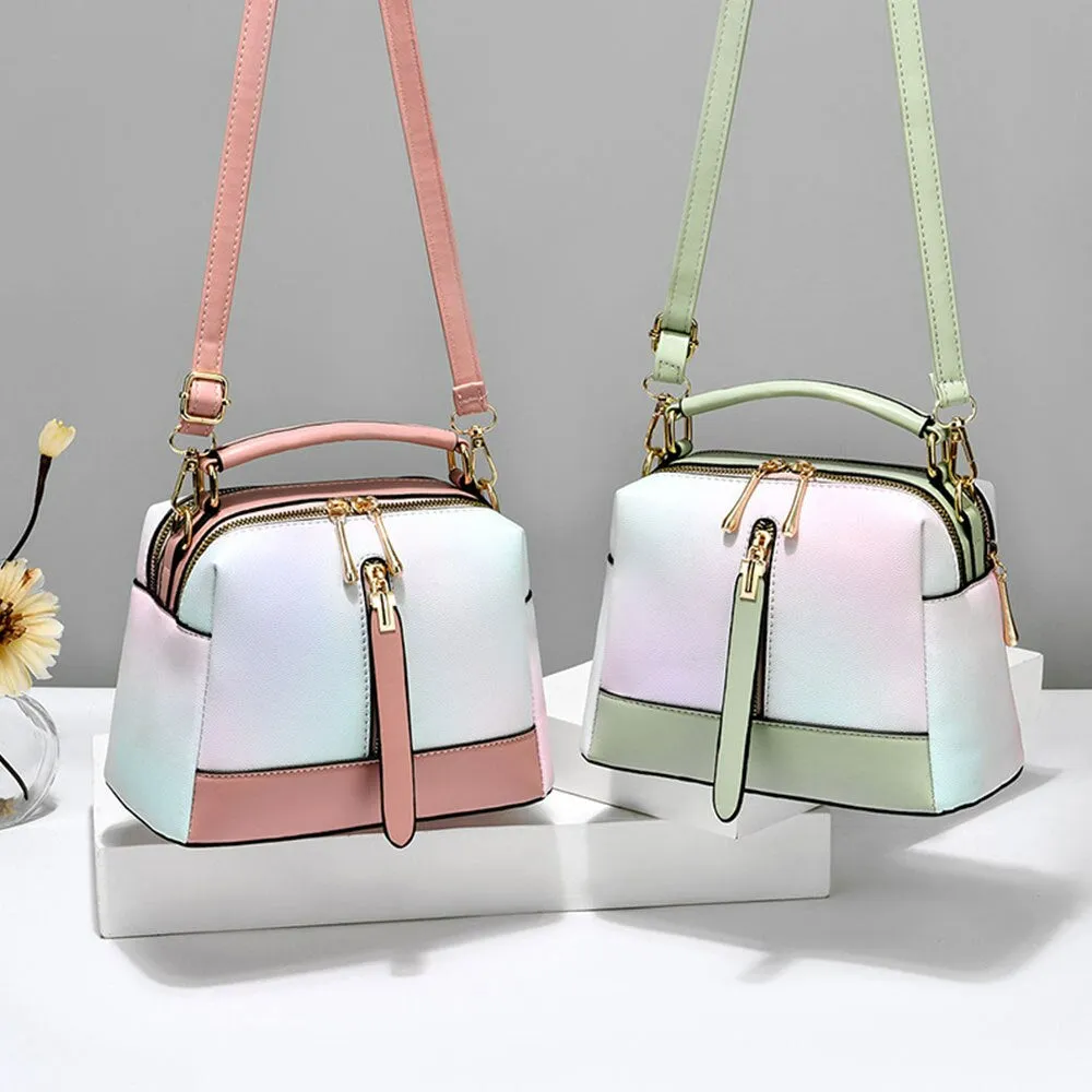 Ice Cream Texture One-Shoulder Messenger Bag