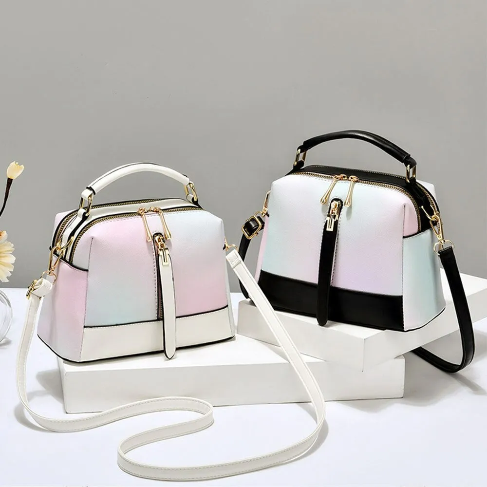 Ice Cream Texture One-Shoulder Messenger Bag