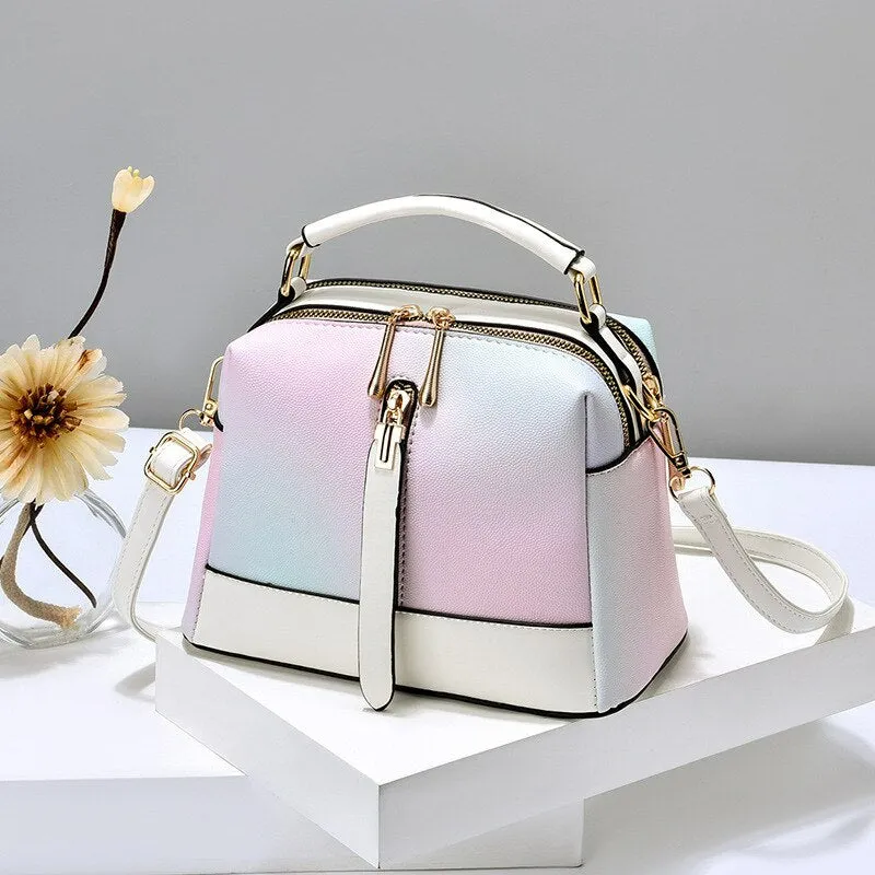 Ice Cream Texture One-Shoulder Messenger Bag