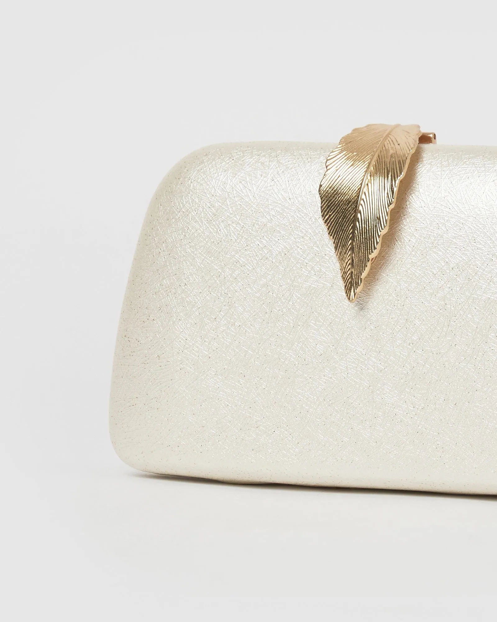 Izoa Rebecca Clutch Ivory