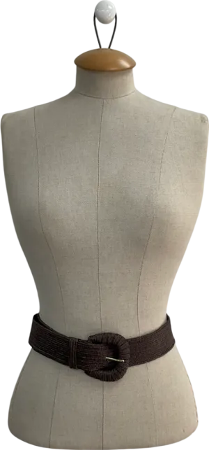 JMcLaughlin Brown Merriweather Woven Belt UK S