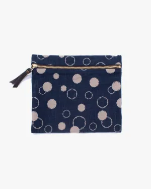 Kiriko Original Flat Zipper Pouch, Medium, Yukiwa