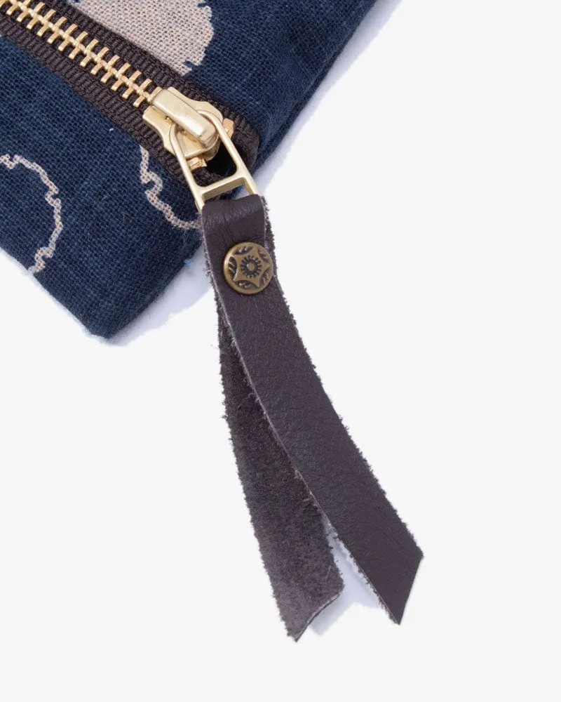 Kiriko Original Flat Zipper Pouch, Medium, Yukiwa