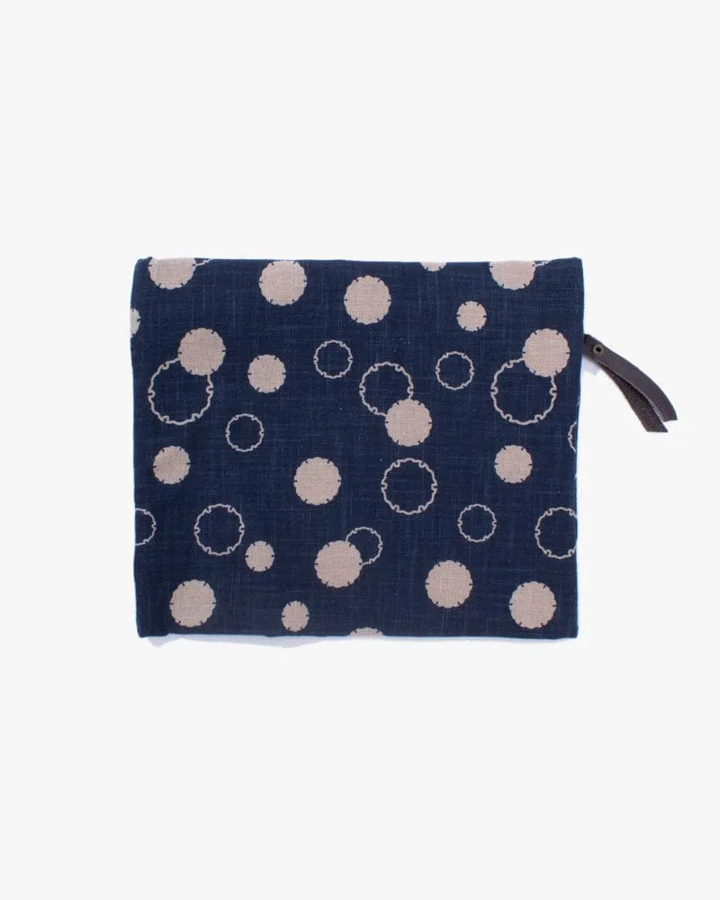 Kiriko Original Flat Zipper Pouch, Medium, Yukiwa