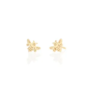 Kris Nations Bumble Bee Stud Earrings