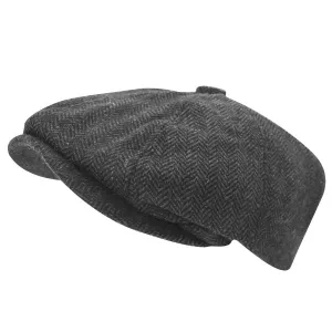 London Street Paper Boy Hat- Herringbone