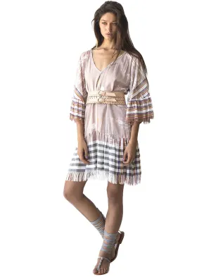MARGARITA SHORT IKAT DRESS