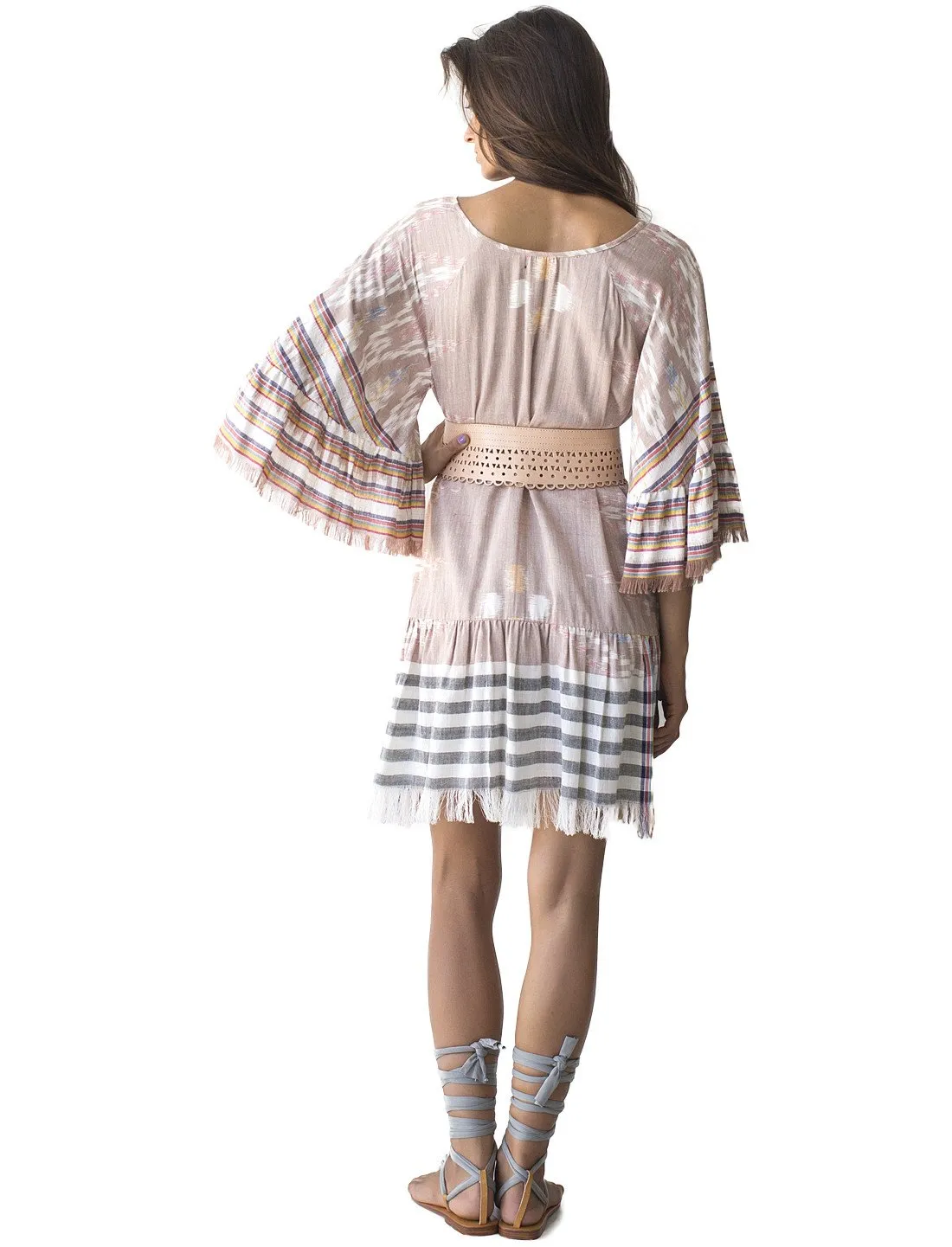MARGARITA SHORT IKAT DRESS