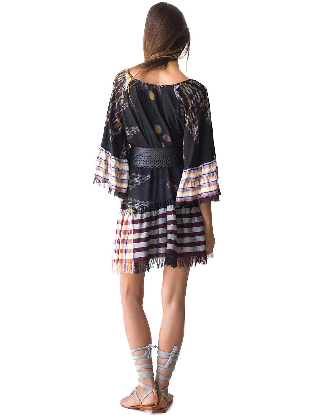 MARGARITA SHORT IKAT DRESS